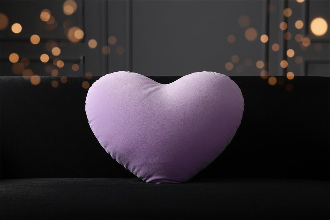 Heart Plush Pillow - Rose Bound