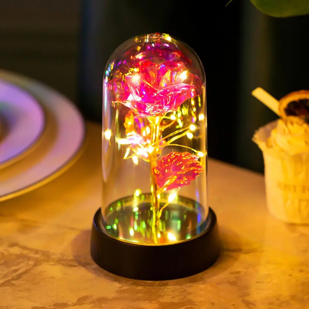 LED Galaxy Rose Display - Rose Bound